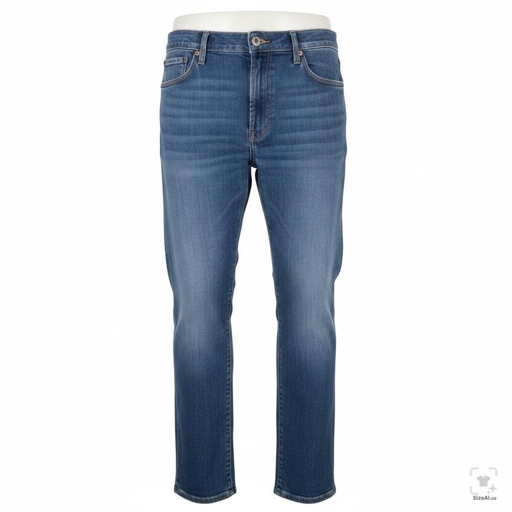 Lucky Brand 410 Jeans Mens 38x31 Blue Denim Athletic Slim Tapered Stretch